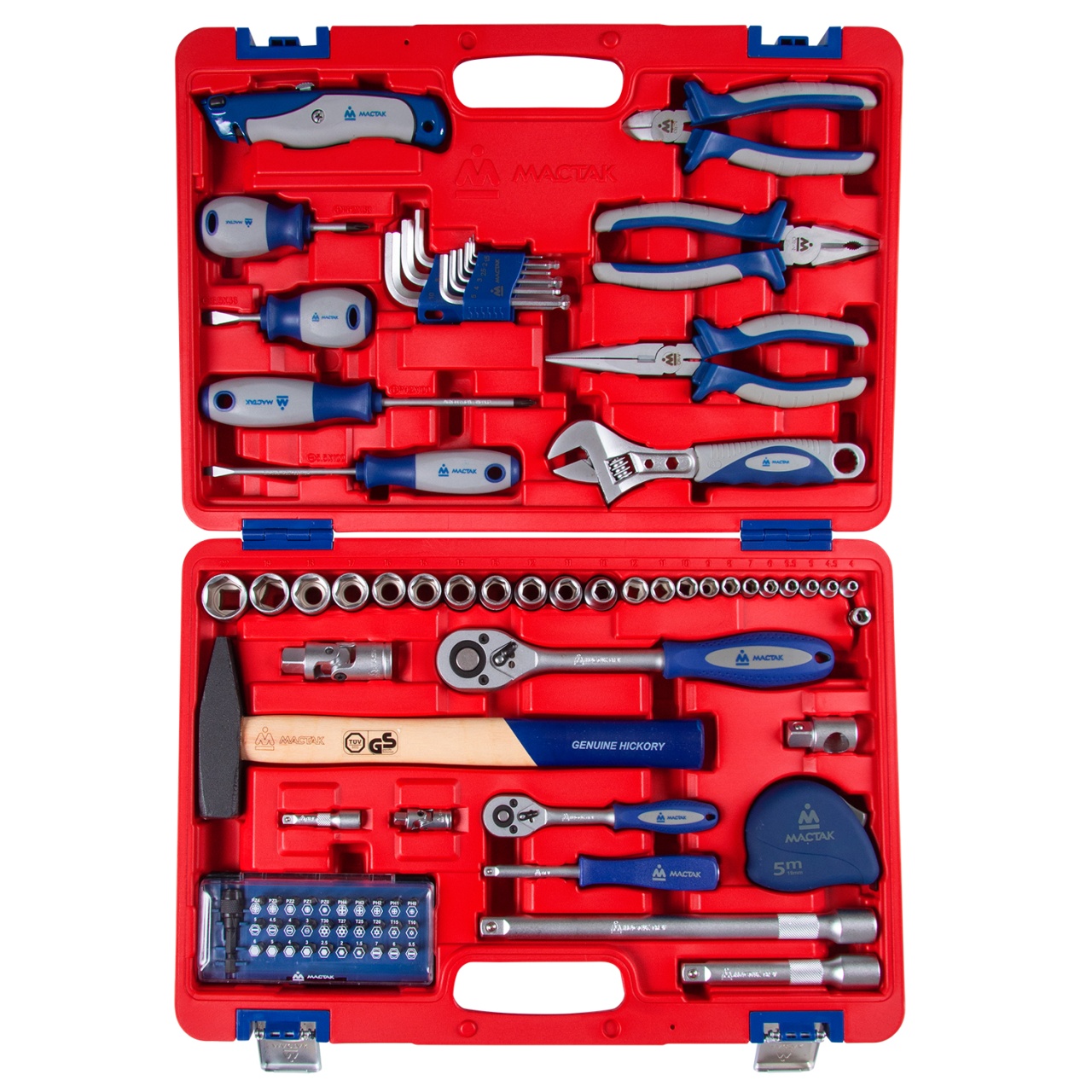 Набор инструментов 83 предмета, универсальный МАСТАК 01-083C