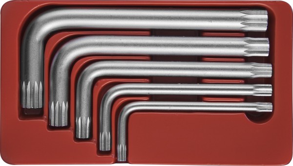 H15M105S Набор ключей торцевых SPLINE М5-М12, 5 предметов, код товара: 47418, артикул: H15M105S