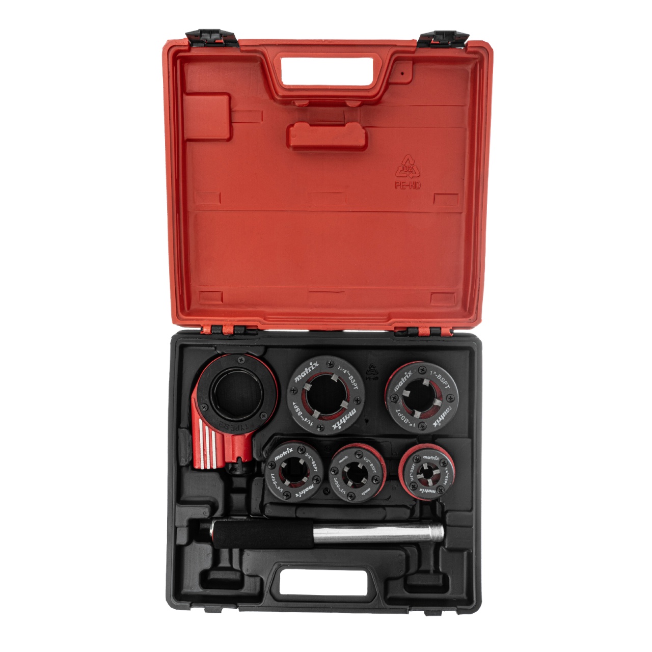 Набор клуппов 1/4"-1/2"-3/4"-1"-1,25", 8 предметов MATRIX 77332