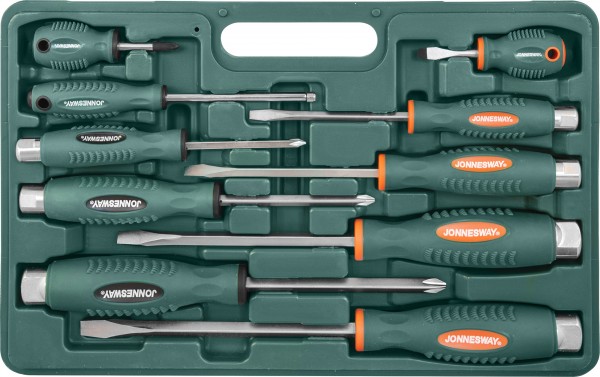 D70PP10S Набор отверток стержневых ударных, силовых под ключ, 10 предметов, код товара: 47735, артикул: D70PP10S