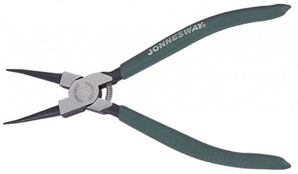 AG010002 Щипцы прямые для стопорных колец с ПВХ рукоятками, сжим, 180 мм, 19-60 мм, код товара: 47012, артикул: AG010002