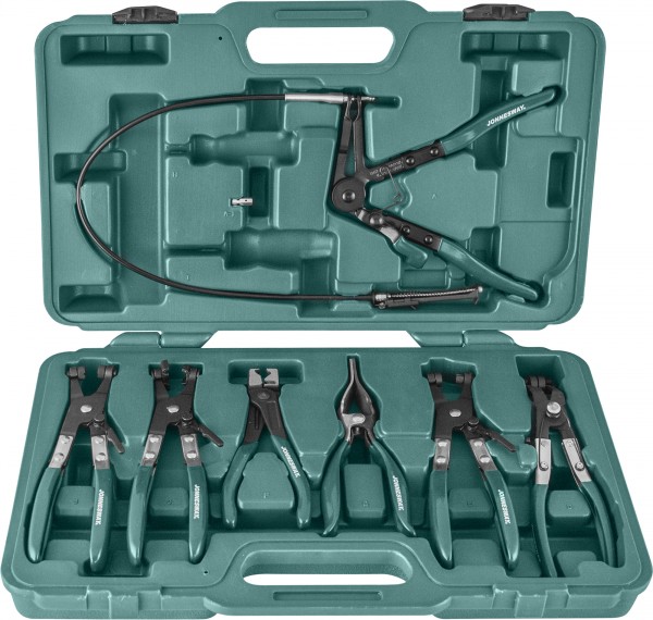 AR060024 Набор щипцов для демонтажа пружинных хомутов патрубков, 7 предметов, код товара: 48243, артикул: AR060024