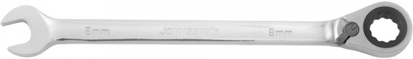W60108 Ключ гаечный комбинированный трещоточный с реверсом, 8 мм, код товара: 49294, артикул: W60108