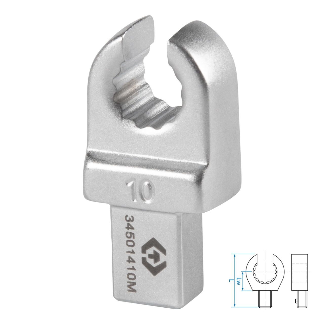 Насадка разрезная серии "FIT", 10 мм, 9х12 мм KING TONY 34501410M