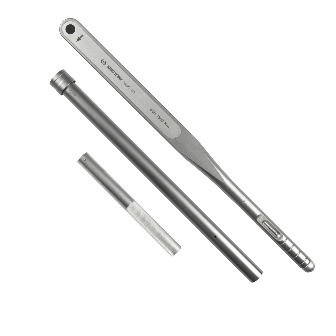 Динамометрический ключ 1", 600-1500 Нм, "ALUMINIUM", футляр KING TONY 3485G-1DB