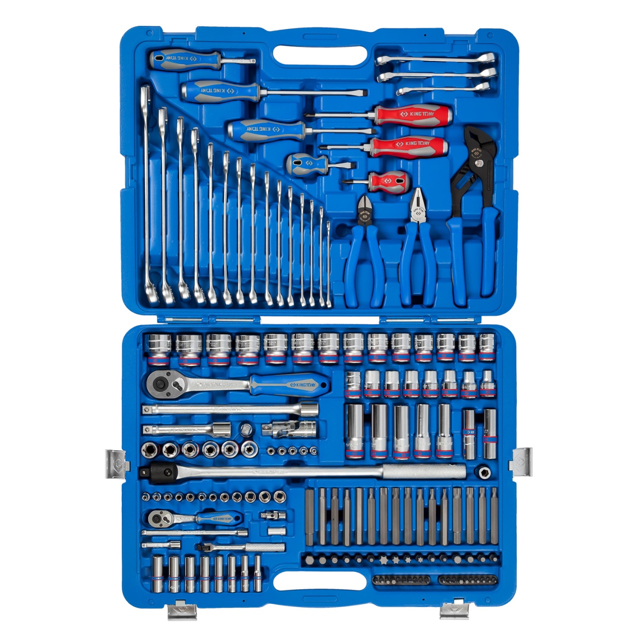 Набор инструментов 153 предмета, универсальный KING TONY 7553MR01