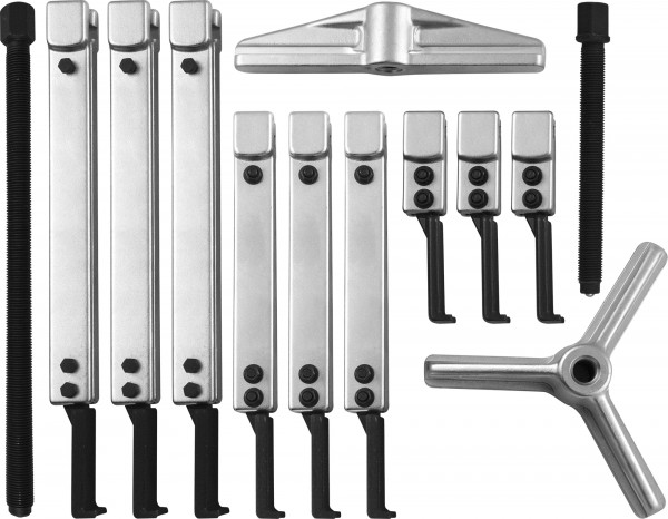 AE310144S Съемник универсальный, американского типа со скользящими 2-3 захватами в наборе, диапазон захватов внутр./наружн. 60-160/40-120, глубина 100-250 мм, код товара: 49541, артикул: AE310144S