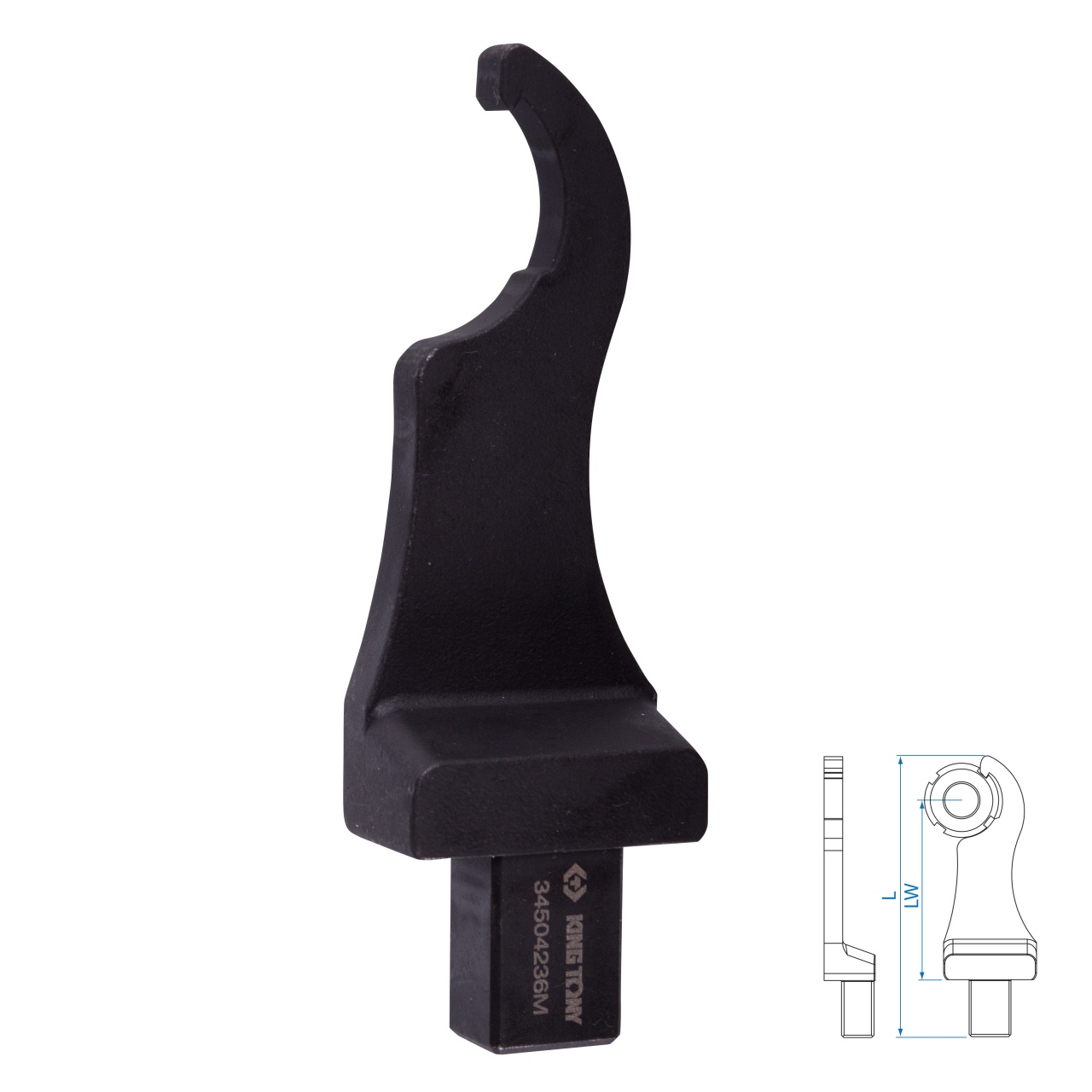 Насадка радиусная серии "FIT", 36 мм, 14х18 мм KING TONY 34504236M