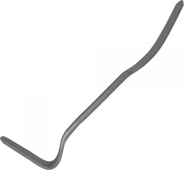 AB030068B Монтажная лопатка изогнутая 90° для кузовных работ 380 мм., код товара: 48916, артикул: AB030068B