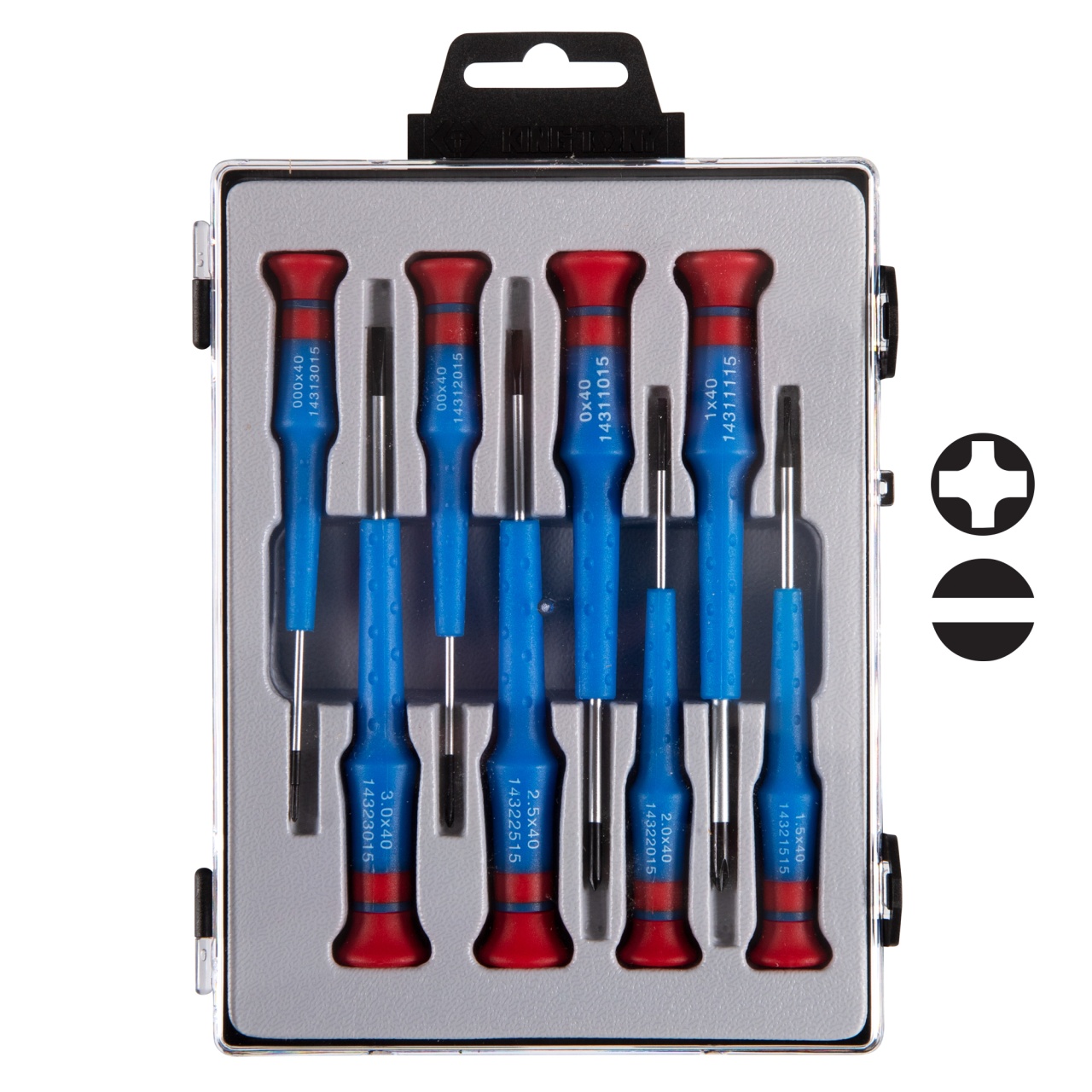 Набор прецизионных отверток, 8 предметов KING TONY 32108MR