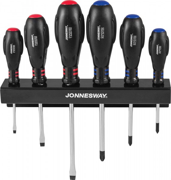 D03PR06S Набор отверток стержневых HERCULES, 6 предметов, код товара: 47060, артикул: D03PR06S