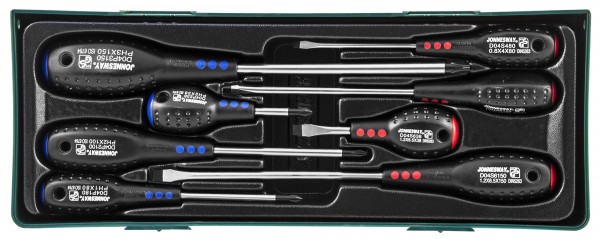 D04PP08SP Набор отверток стержневых FULL STAR в ложементе, 8 предметов, код товара: 48152, артикул: D04PP08SP