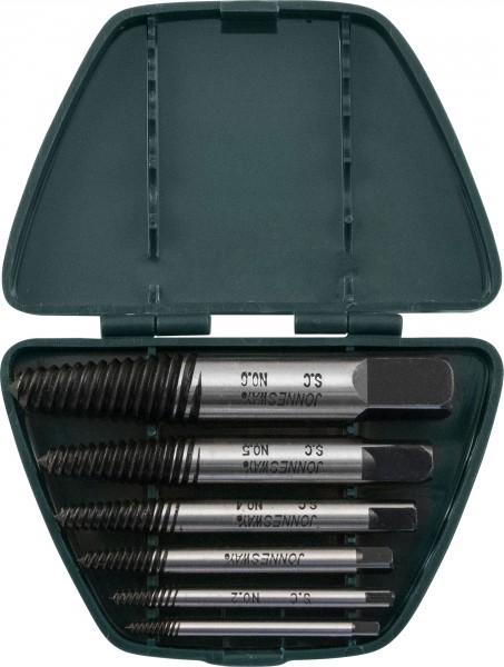 AG010048 Комплект экстракторов "съемник шпилек" 1/8"-3/4", 6 предметов, код товара: 47023, артикул: AG010048