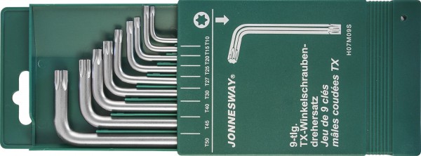 H07M09S Комплект угловых ключей "TORX", код товара: 47098, артикул: H07M09S