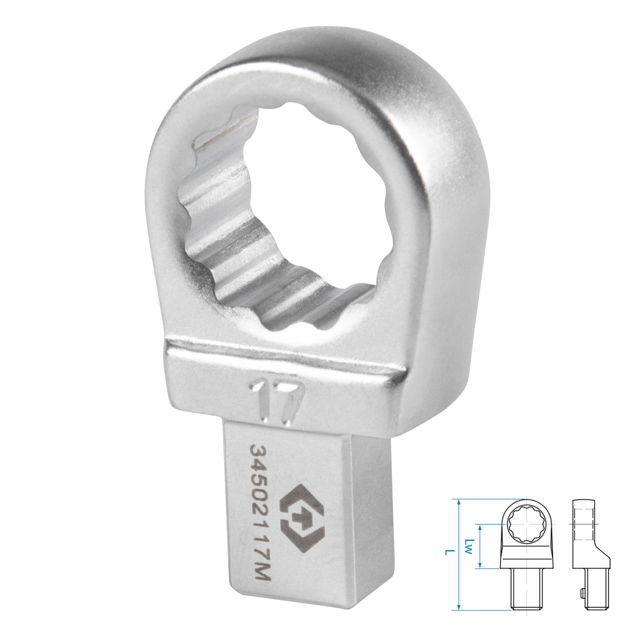 Насадка накидная серии "FIT", 17 мм, 9х12 мм KING TONY 34502117M