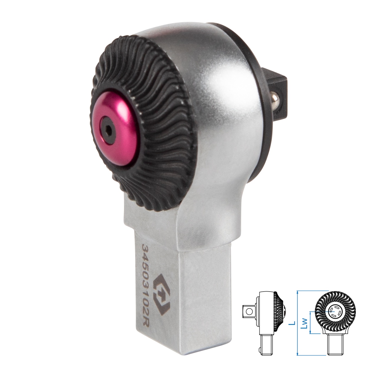 Насадка трещоточная серии "FIT", 1/4", 9х12 мм KING TONY 34503102R