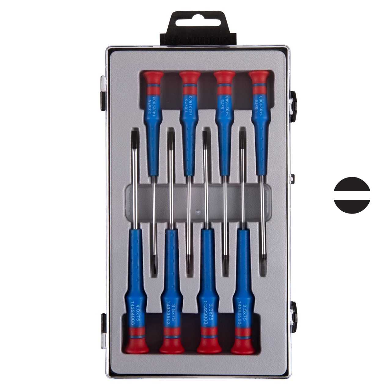 Набор прецизионных отверток, 8 предметов KING TONY 32218MR