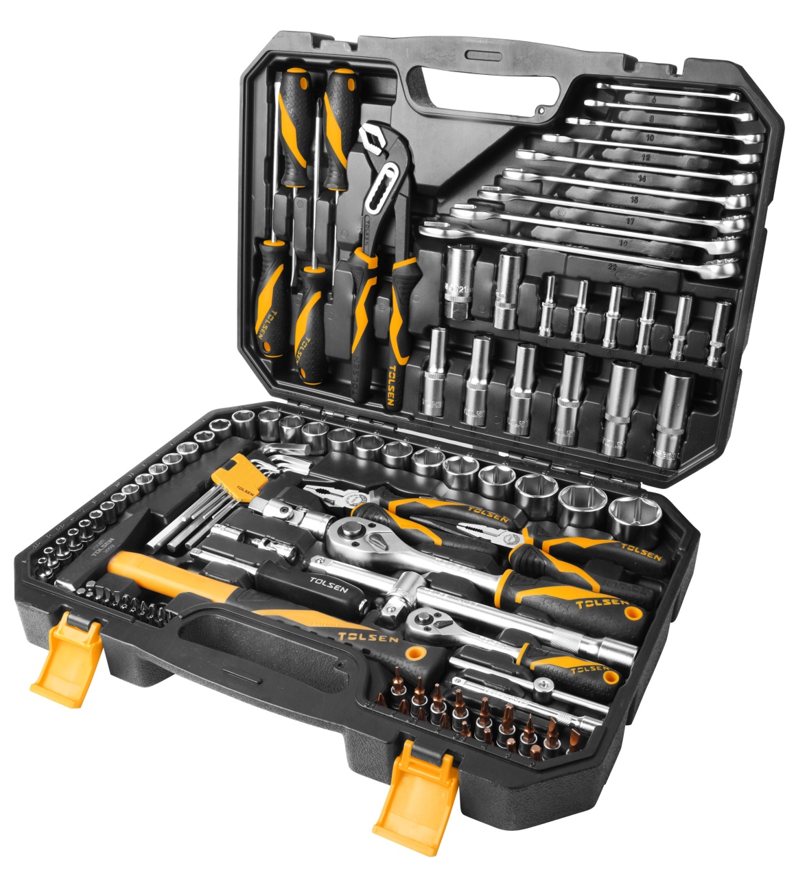 Набор инструментов 116 предметов, универсальный TOLSEN TT85354