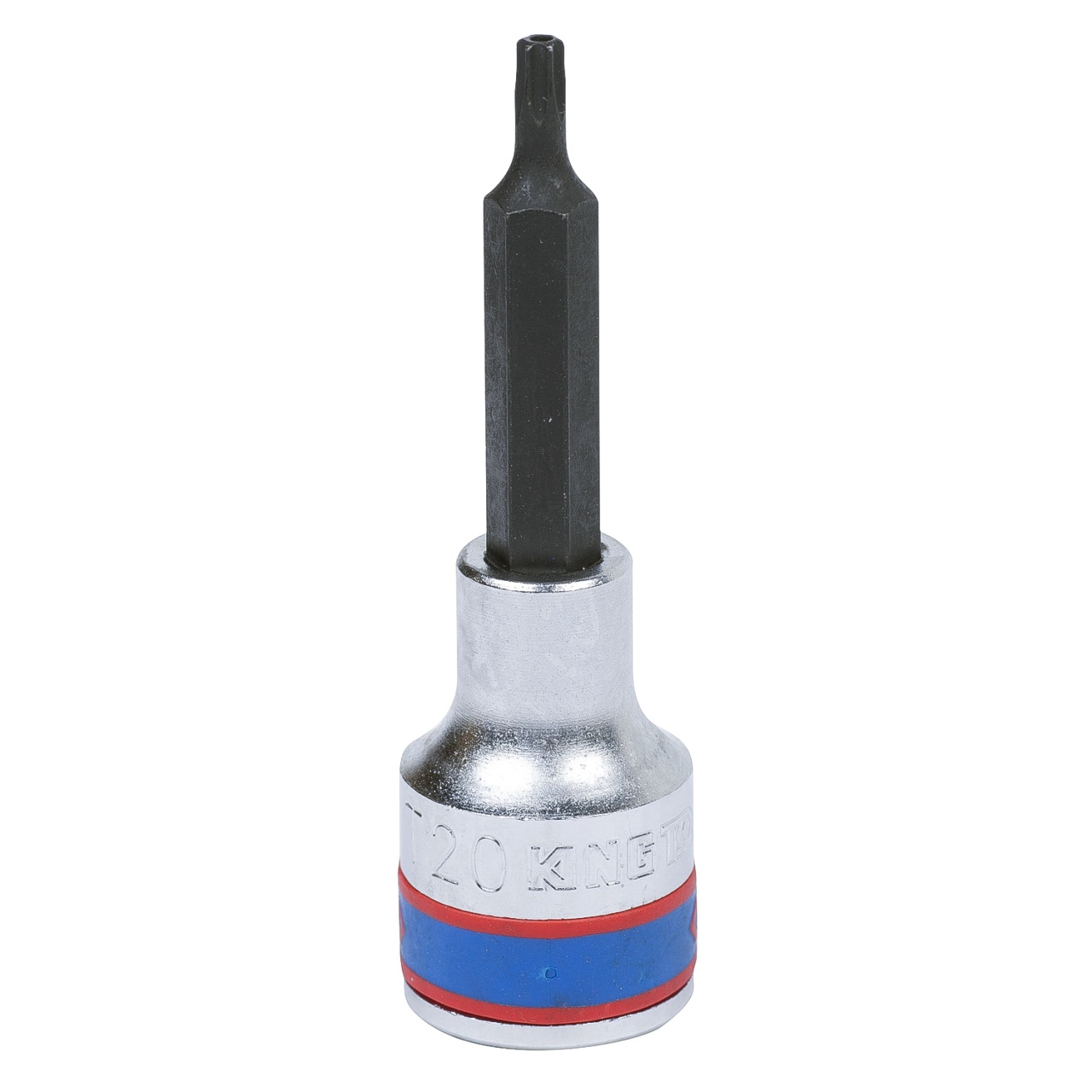 Насадка (бита) торцевая 1/2", Torx, T20, L = 80 мм, с отверстием KING TONY 403720