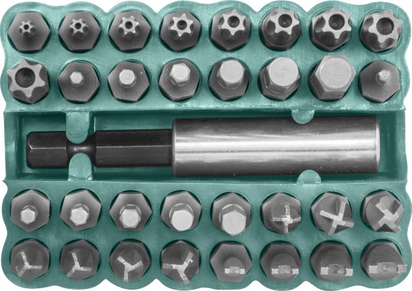 S29H2133S Набор вставок-бит 1/4"DR, 33 предмета, код товара: 47465, артикул: S29H2133S