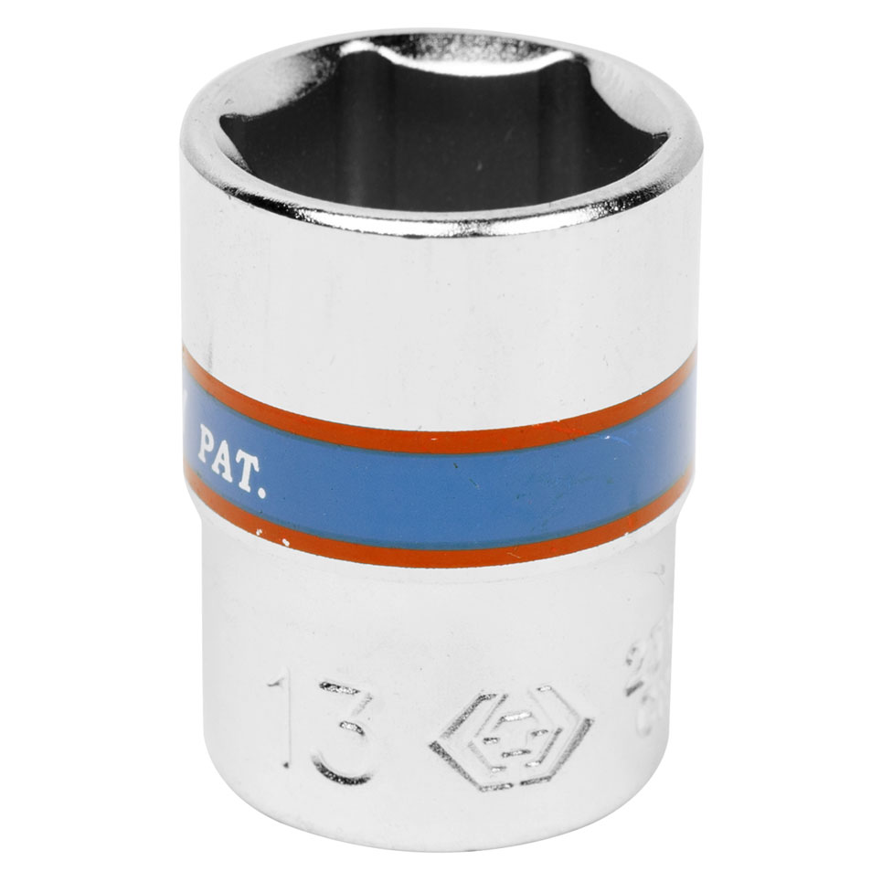 Головка торцевая стандартная шестигранная 1/4", 13 мм KING TONY 233513M