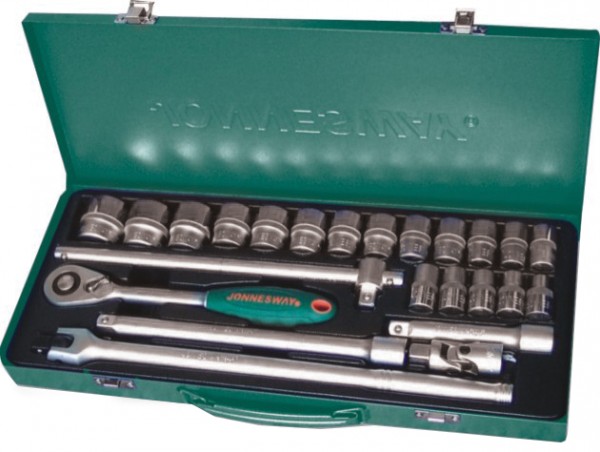 S04H4524S Набор головок торцевых 1/2"DR, 10-32 мм, 24 предмета, код товара: 47433, артикул: S04H4524S