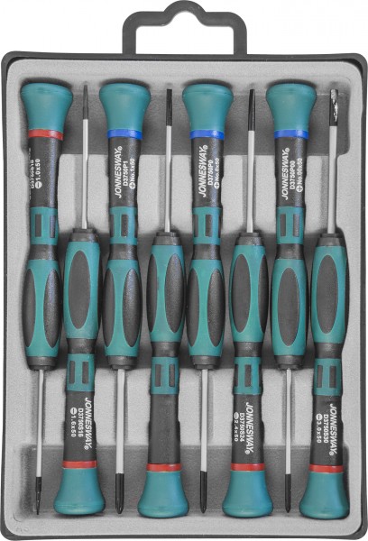 D3750P08S Набор отверток для точной механики, 50 мм, 8 предметов, код товара: 48654, артикул: D3750P08S