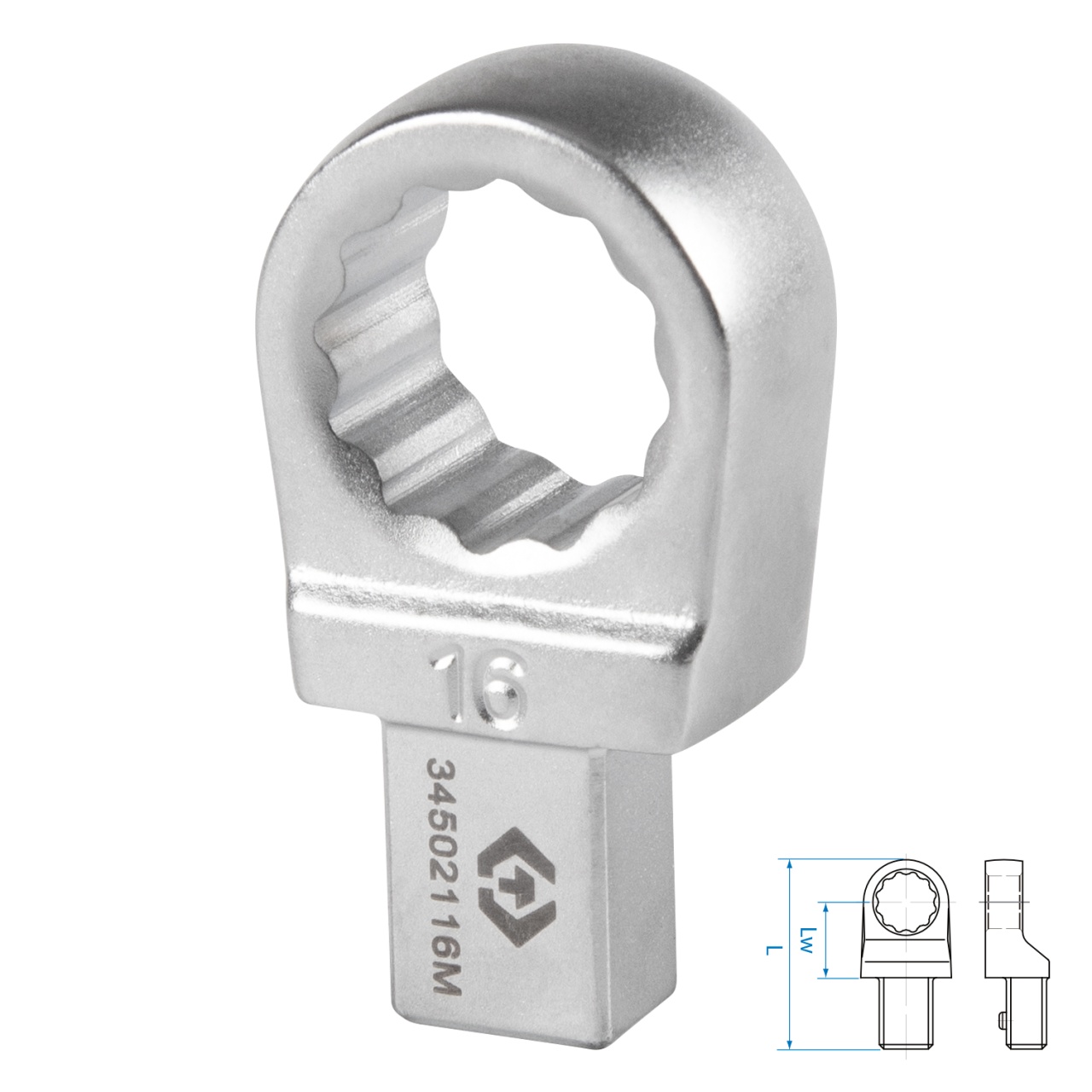 Насадка накидная серии "FIT", 16 мм, 9х12 мм KING TONY 34502116M