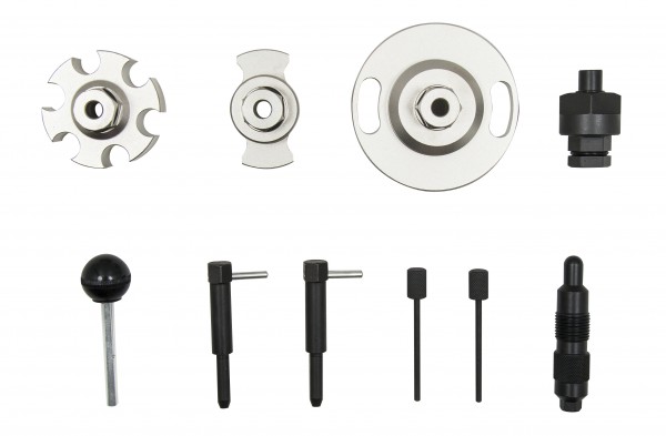AL010193 Набор приспособлений для регулировки фаз ГРМ двигателей VAG 2.7/3.0 Tdi, 4.0 Tdi (ASE)Common Rail, код товара: 49600, артикул: AL010193