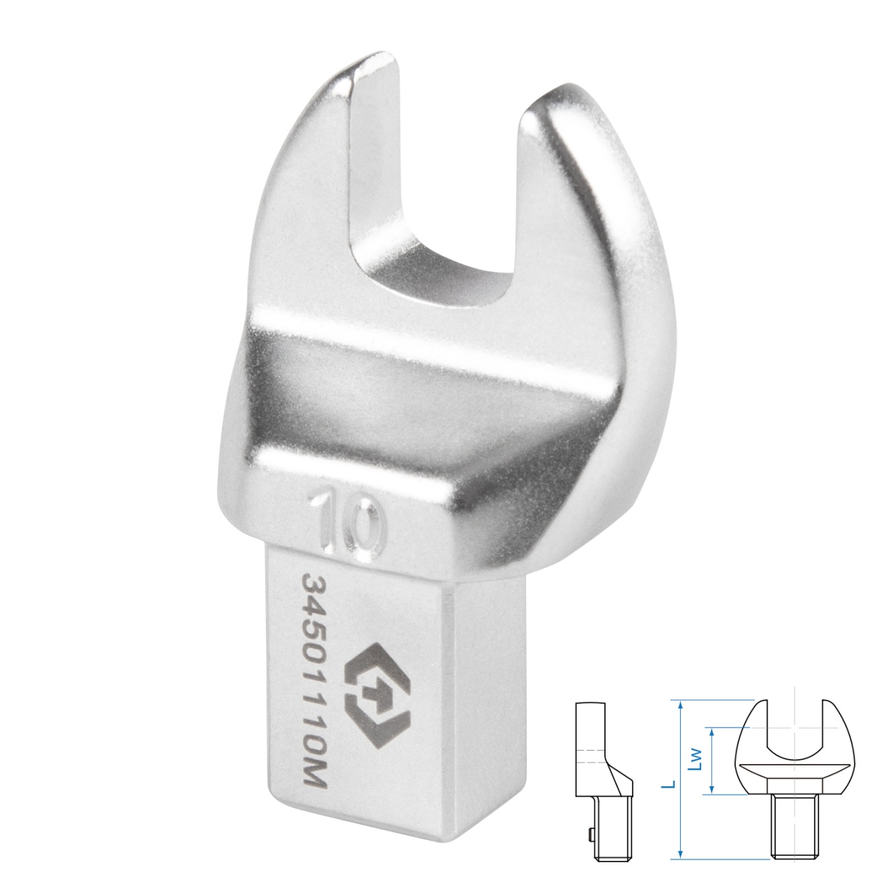 Насадка рожковая серии "FIT", 10 мм, 9х12 мм KING TONY 34501110M