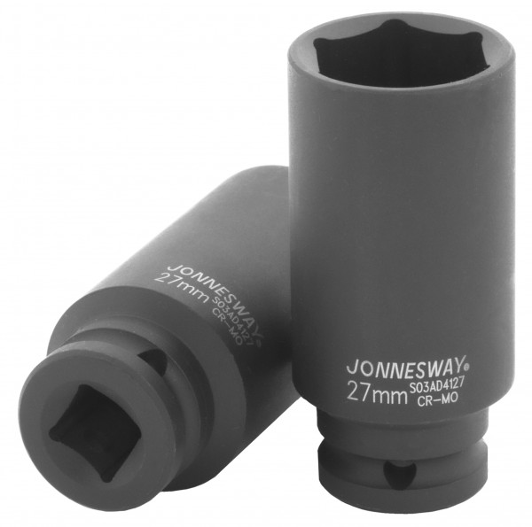 S03AD4127 Головка торцевая ударная глубокая 1/2"DR, 27 мм, код товара: 47856, артикул: S03AD4127