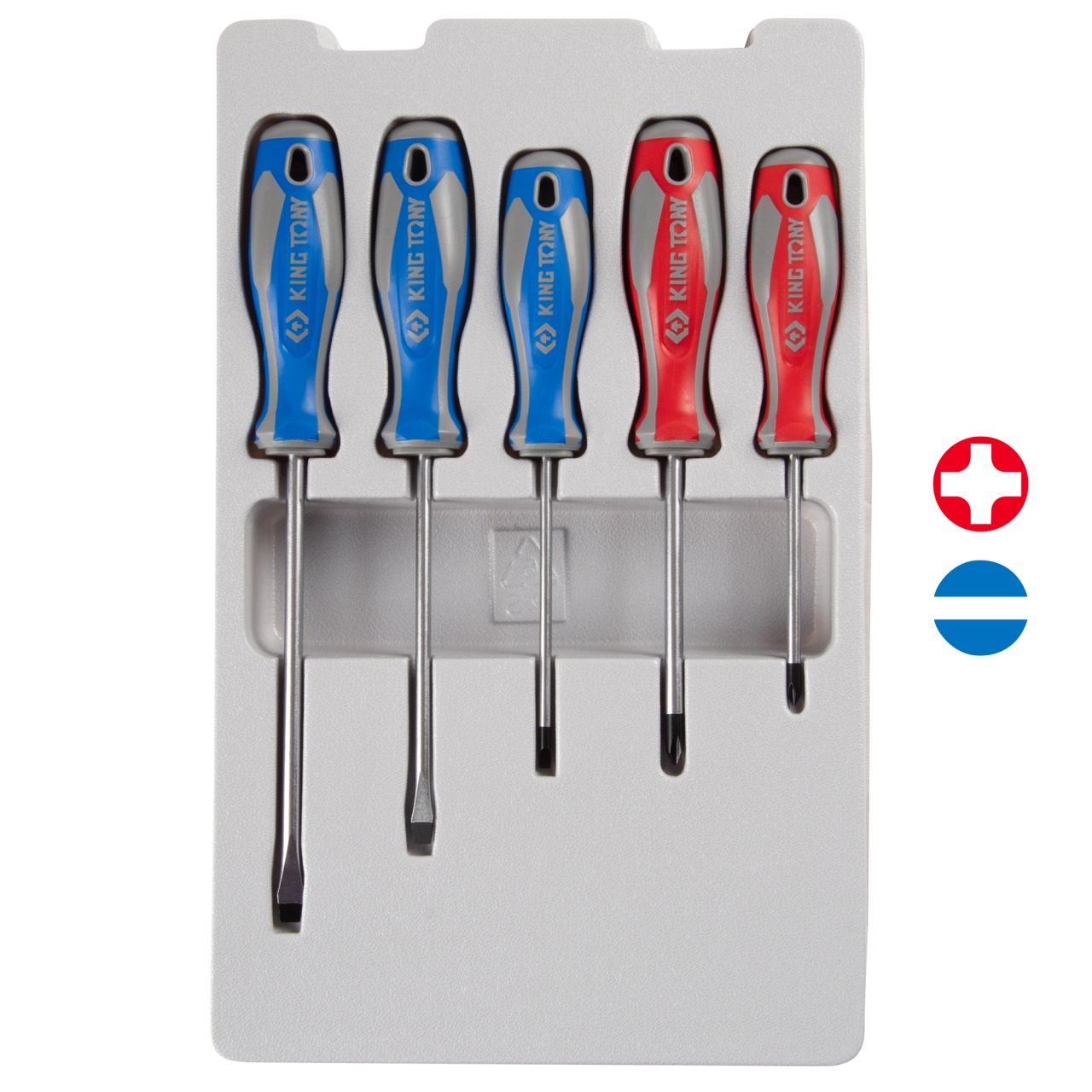 Набор отверток, 5 предметов KING TONY 30115MR
