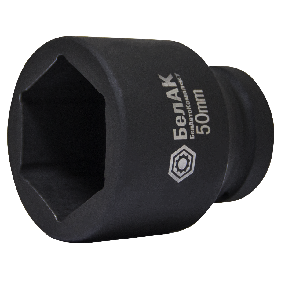 Головка торцевая глубокая шестигранная 1", 50 мм, для мультипликатора БелАК БАК.01850