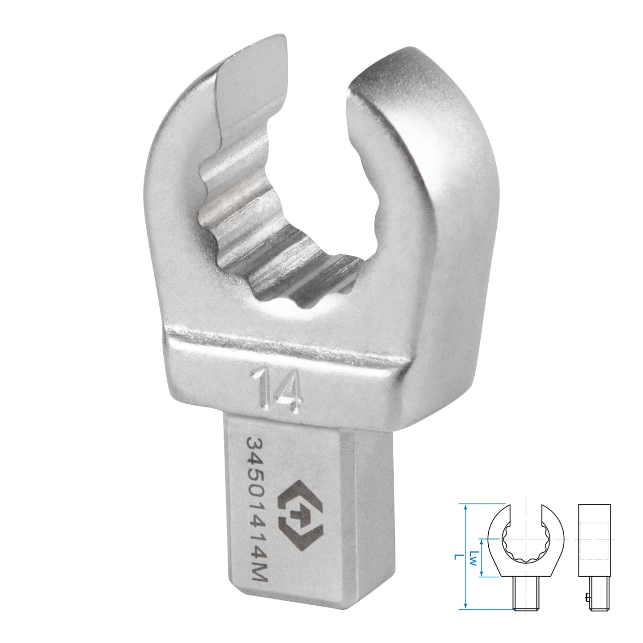 Насадка разрезная серии "FIT", 14 мм, 9х12 мм KING TONY 34501414M