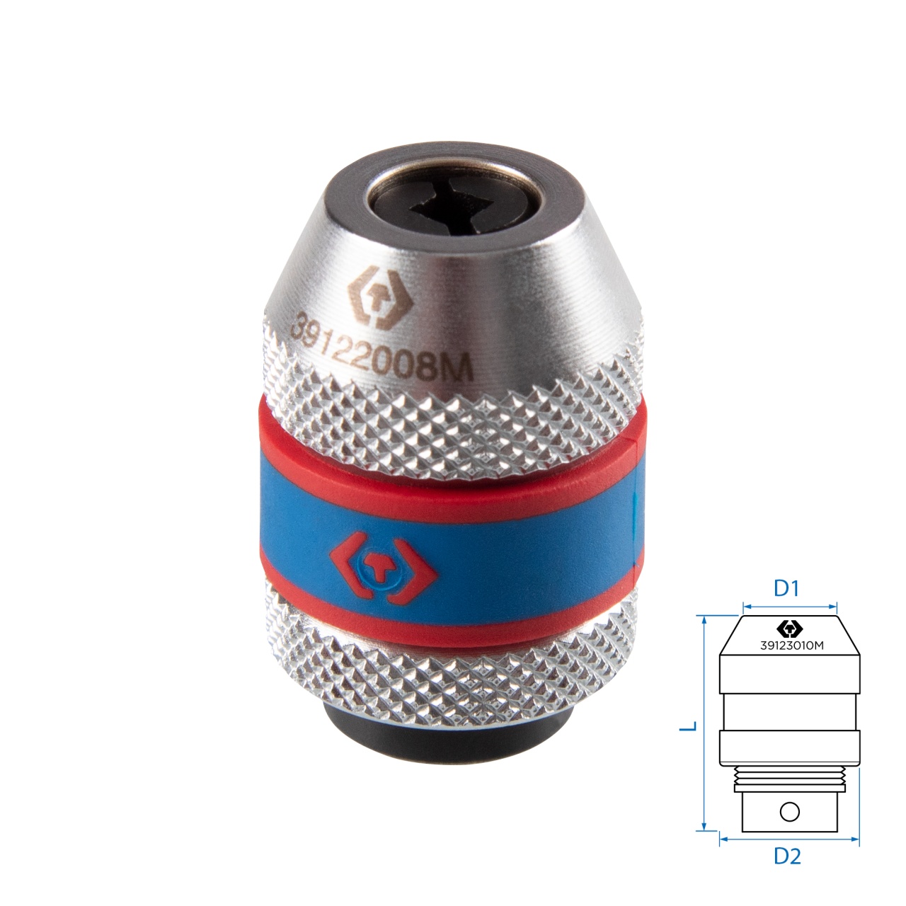 Метчикодержатель М3-М8, 1/4" KING TONY 39122008M