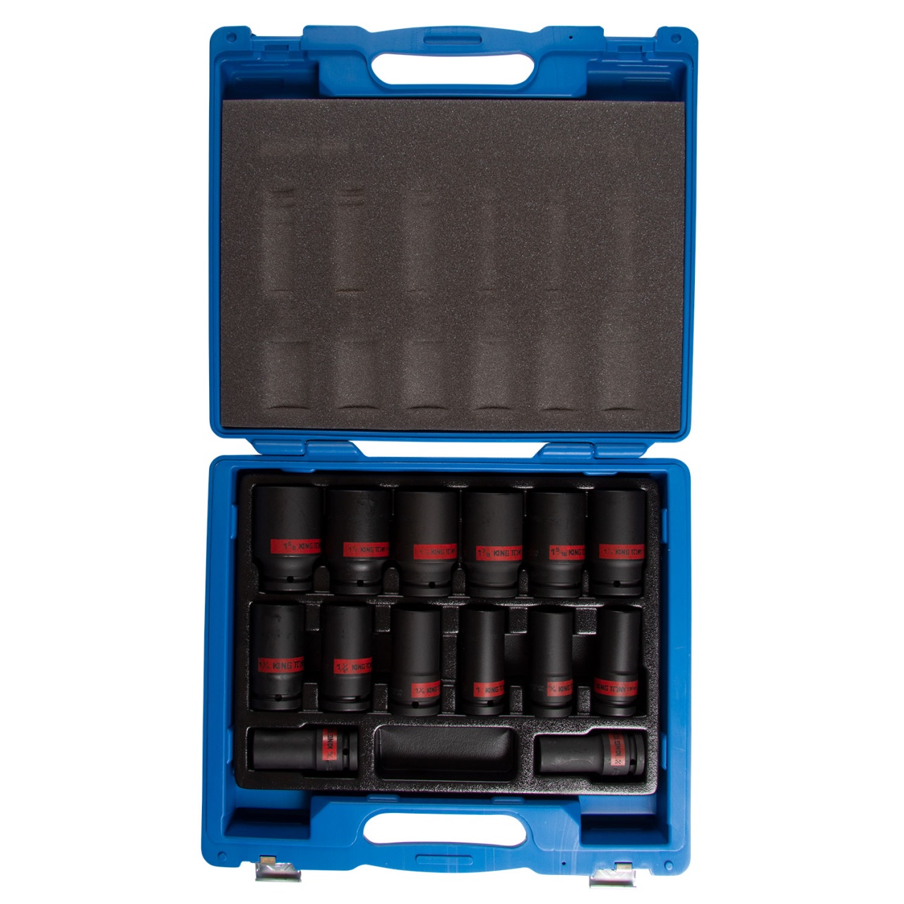 Набор ударных глубоких торцевых головок 3/4", шестигранные, 3/4"-1-5/8", 14 предметов KING TONY 6414SP