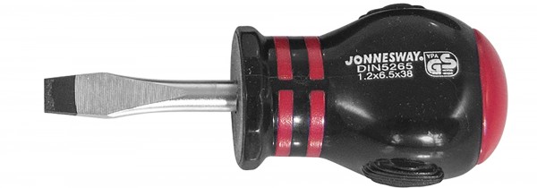 D03S638 Отвертка стержневая шлицевая HERCULES, SL6.5х38 мм, код товара: 47065, артикул: D03S638