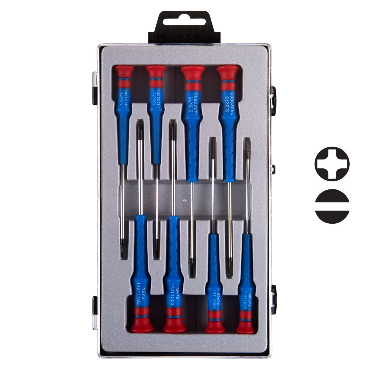 Набор прецизионных отверток, 8 предметов KING TONY 32118MR