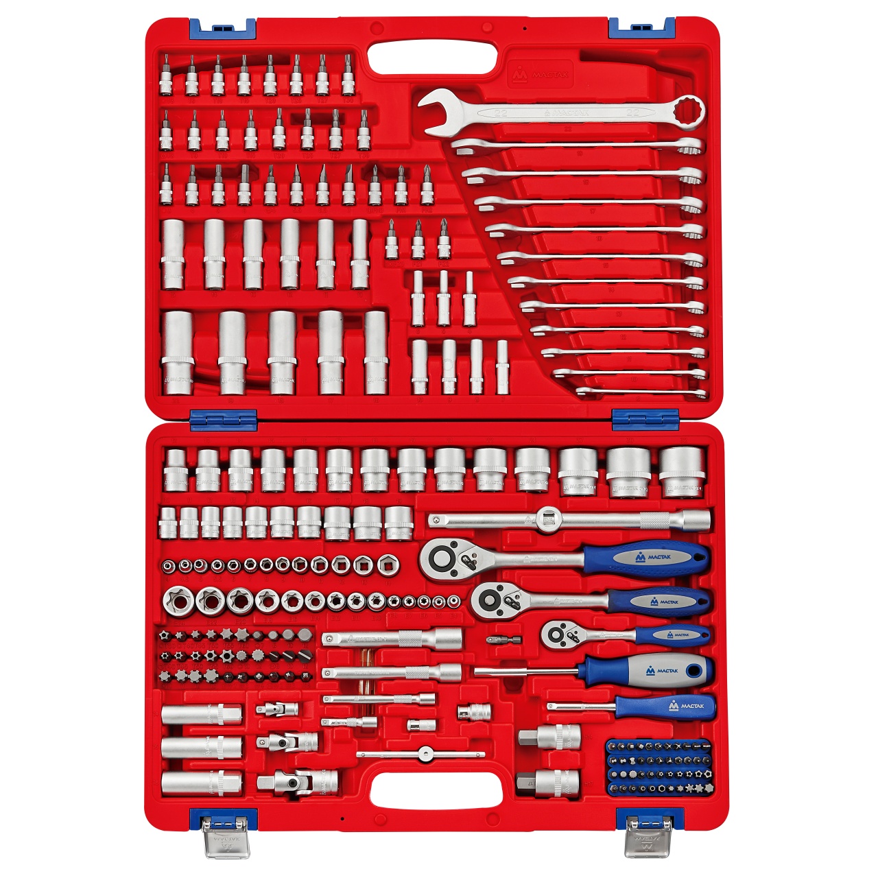 Набор инструментов 216 предметов, универсальный МАСТАК 01-216C