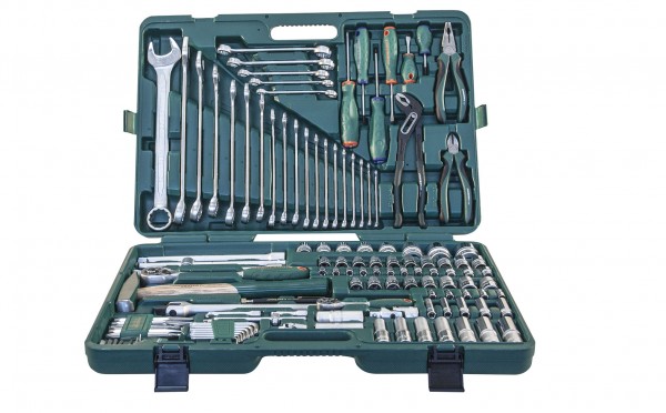 S04H524127S (S04H524127S18) Набор инструмента универсальный 1/2", 1/4"DR, 127 предметов, код товара: 48740, артикул: S04H524127S