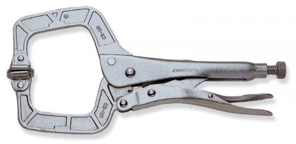 P53M18 Зажим ручной с фиксацией, С-образный захват, 450 мм, 0-180 мм, код товара: 48219, артикул: P53M18