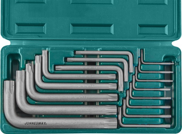 H0816S Набор ключей торцевых TORX® Т6-70, 16 предметов, код товара: 47405, артикул: H0816S