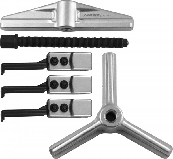 AE310139 Съемник универсальный, американского типа со скользящими 2-3 захватами в наборе, диапазон захватов внутр./наружн. 60-160/40-120, глубина захвата 100 мм, код товара: 48921, артикул: AE310139