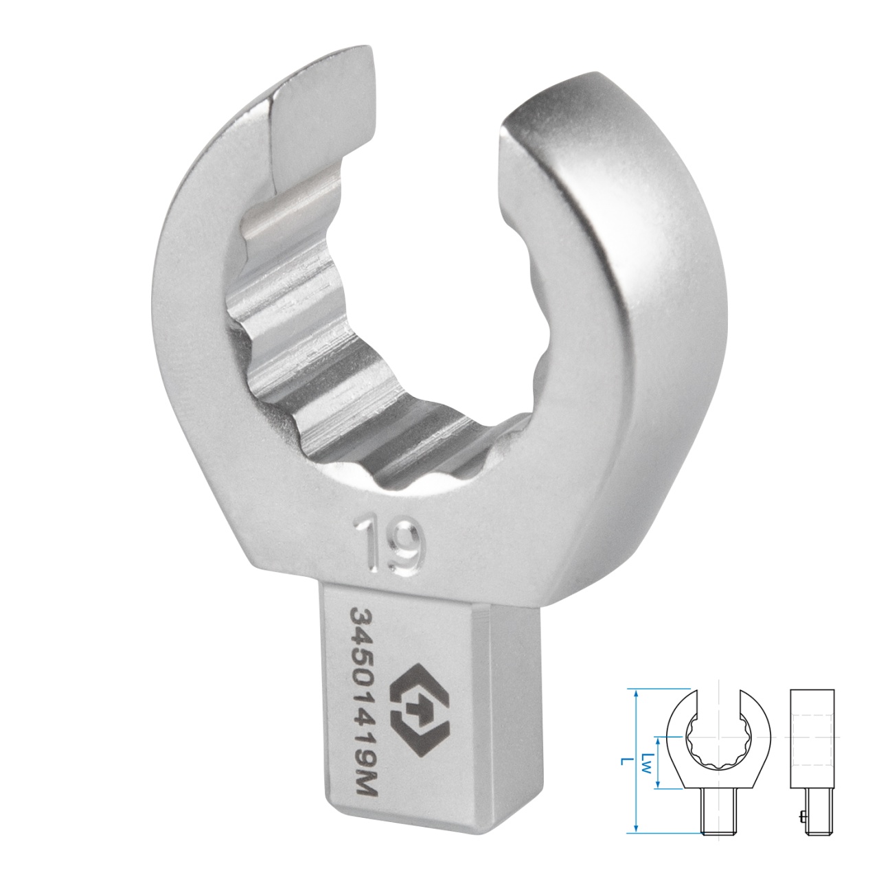 Насадка разрезная серии "FIT", 19 мм, 9х12 мм KING TONY 34501419M