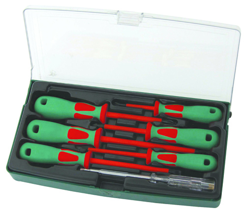 DV13PP07S Набор отверток стержневых диэлектрических, 7 предметов, код товара: 48787, артикул: DV13PP07S