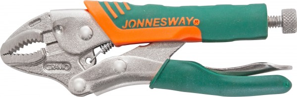 P32M05C Зажим ручной с фиксацией и прорезиненными рукоятками, трубный захват, 125 мм, 0-28 мм, код товара: 48311, артикул: P32M05C