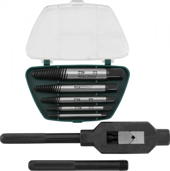 AG010110 Набор экстракторов спиральных конических с держателем 7 предметов, код товара: 49038, артикул: AG010110