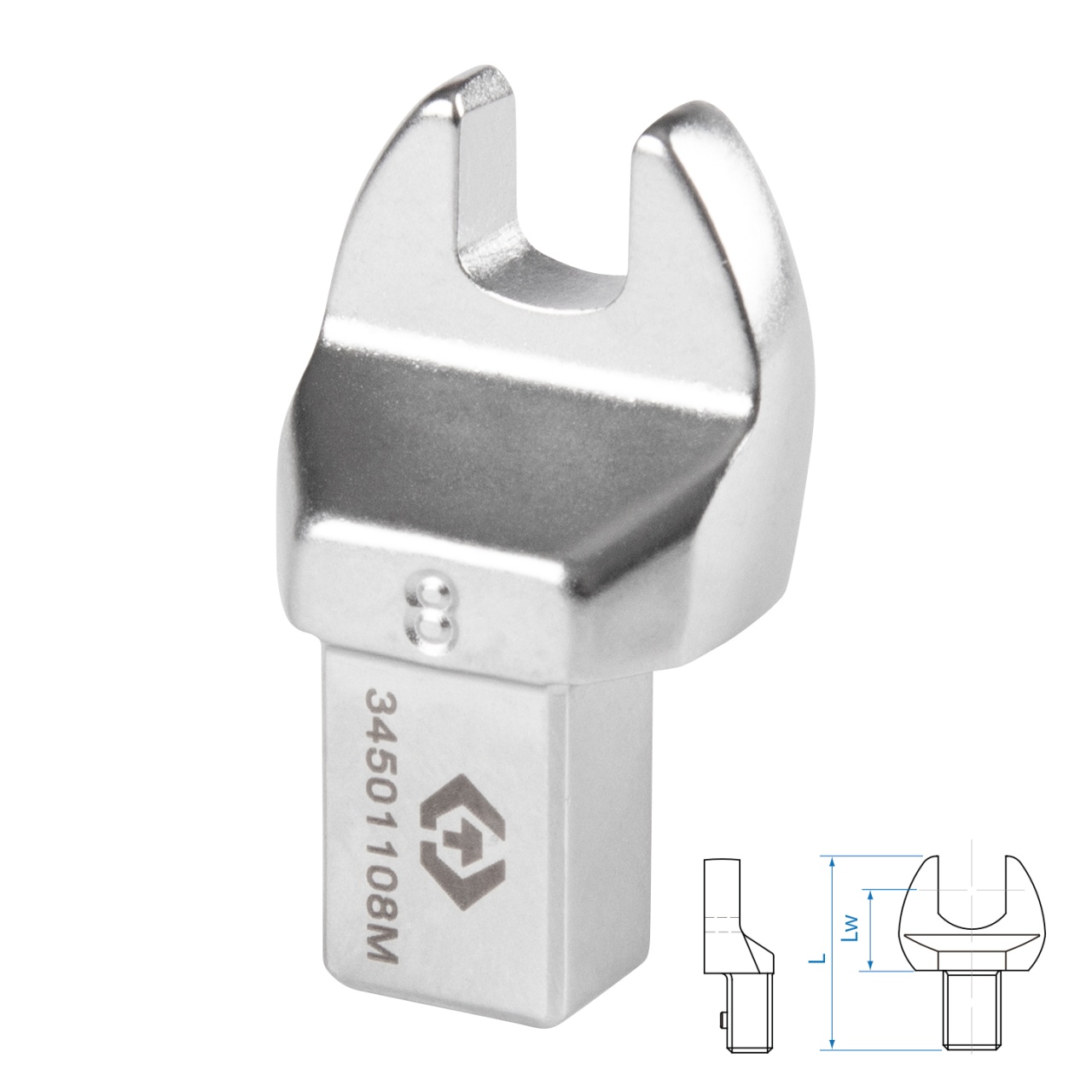 Насадка рожковая серии "FIT", 8 мм, 9х12 мм KING TONY 34501108M