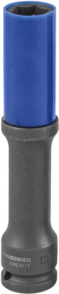 S18AD4117 Головка торцевая ударная тонкостенная глубокая для колесных дисков 17 мм, код товара: 48852, артикул: S18AD4117