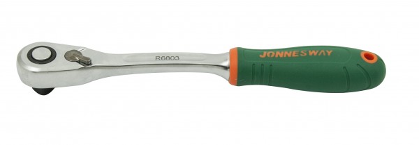 R6803 Рукоятка трещоточная 3/8"DR, 60 зубцов, 200 мм, код товара: 46043, артикул: R6803